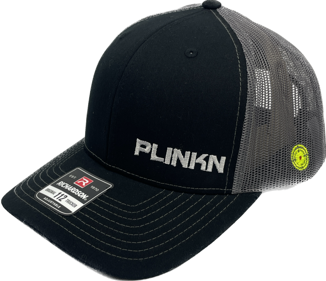 Plinkn Hat - Trucker Style Black/Grey