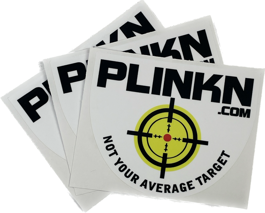Plinkn 4" Sticker 3 pack