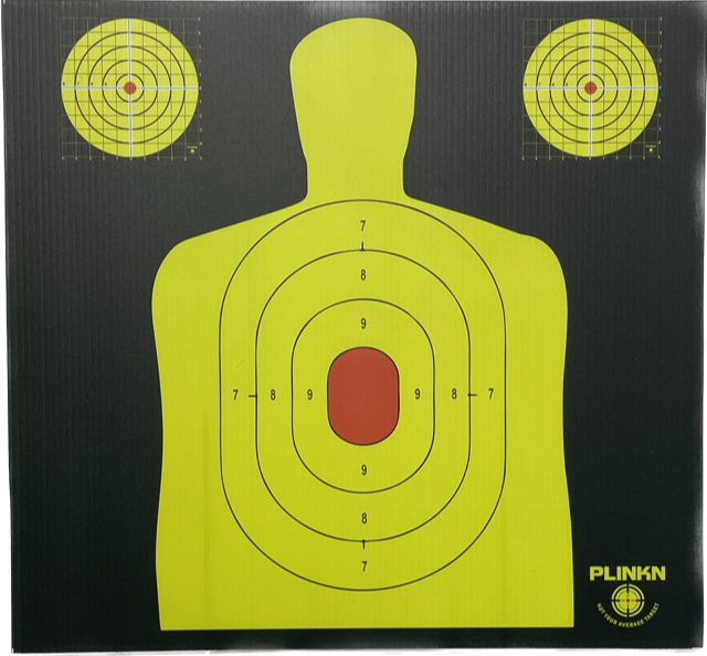 21" HEAD N' SHOULDER TARGET (2) PER PK