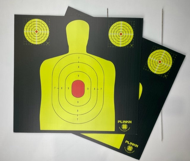 21" HEAD N' SHOULDER TARGET (2) PER PK